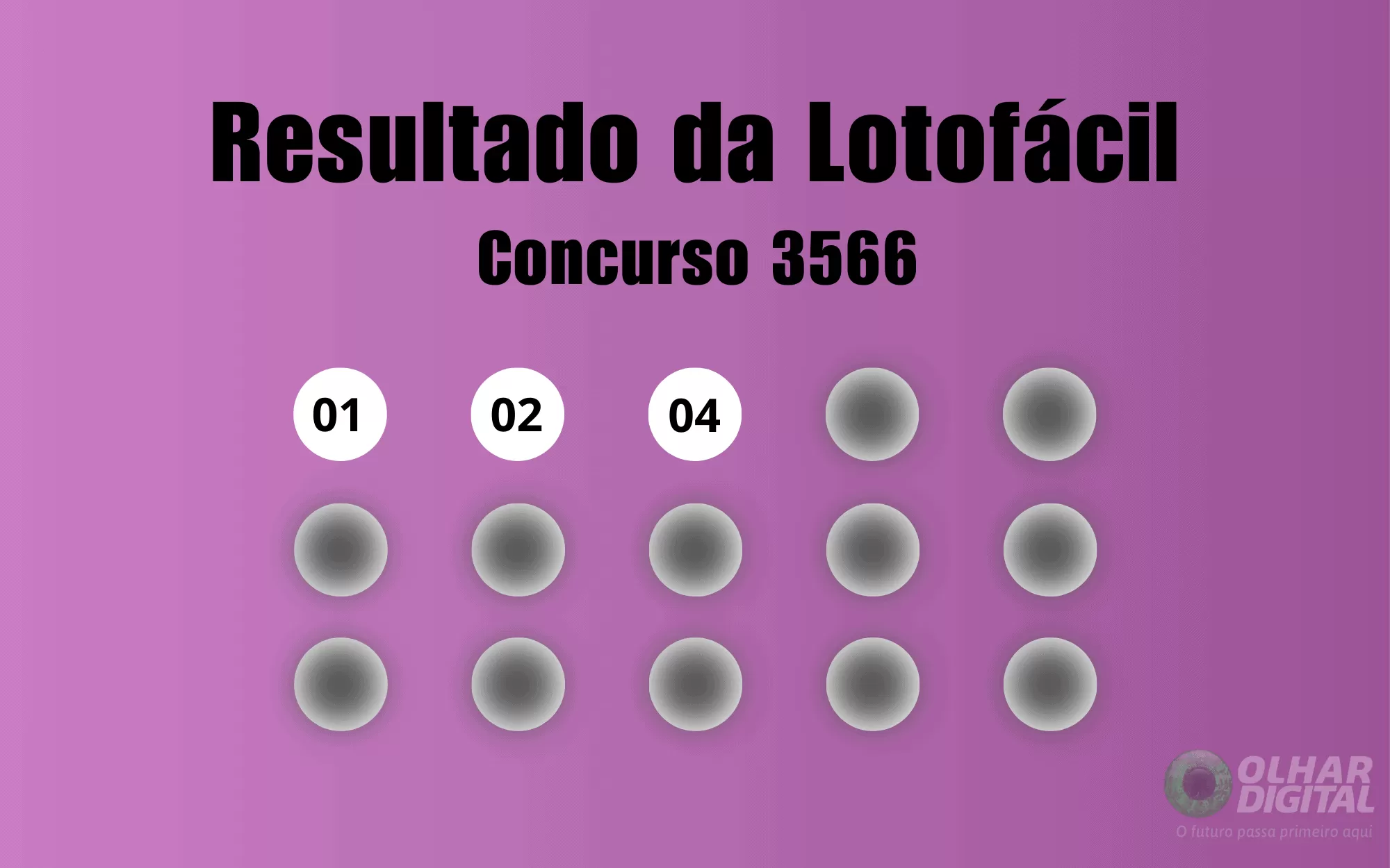 Resultado da Lotofácil de hoje: veja números e ganhadores do concurso 3566 (quinta, 18/12)