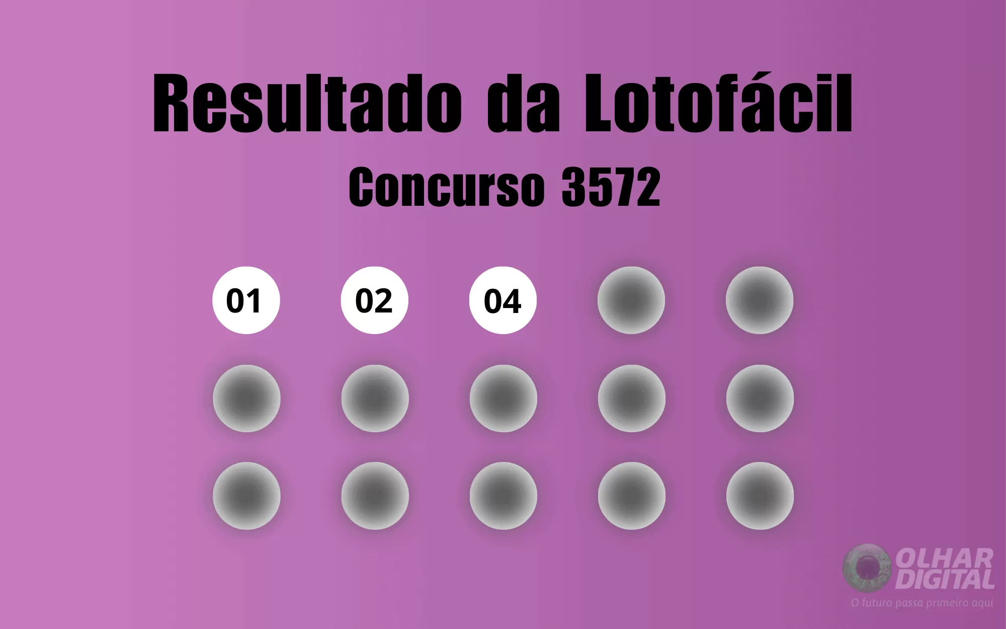 Resultado da Lotofácil de hoje: veja números e ganhadores do concurso 3572 (sexta, 26/12)
