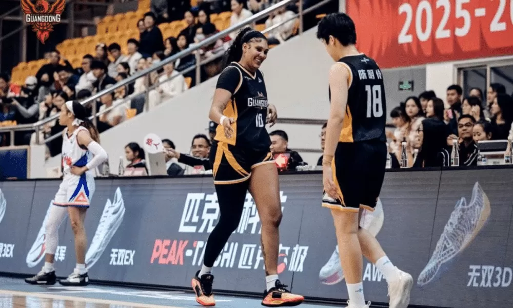 Kamilla Cardoso anota 8º duplo-duplo na China e Guangdong se mantém líder
