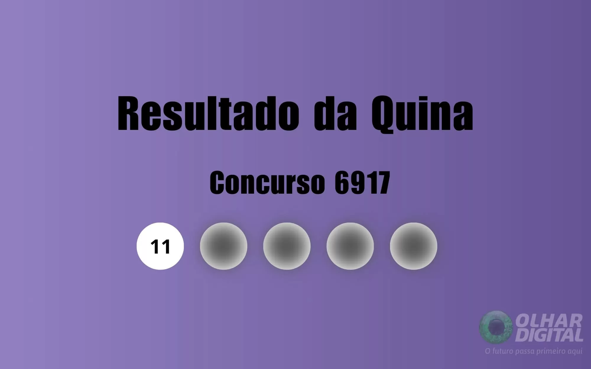Resultado da Quina de hoje: veja números e ganhadores do concurso 6917 (sexta, 02/01)