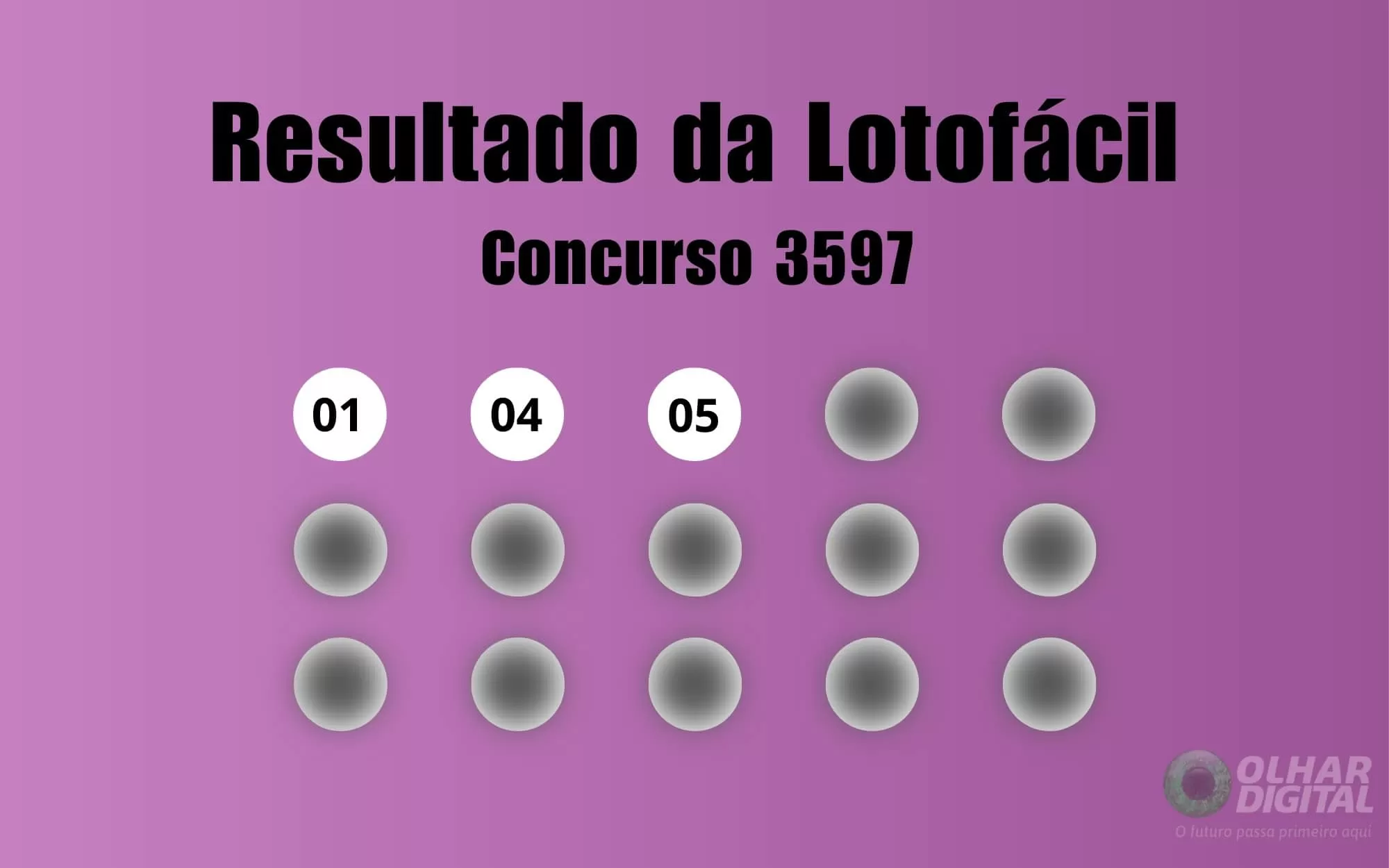 Resultado da Lotofácil de hoje: veja números e ganhadores do concurso 3597 (segunda, 26/01)