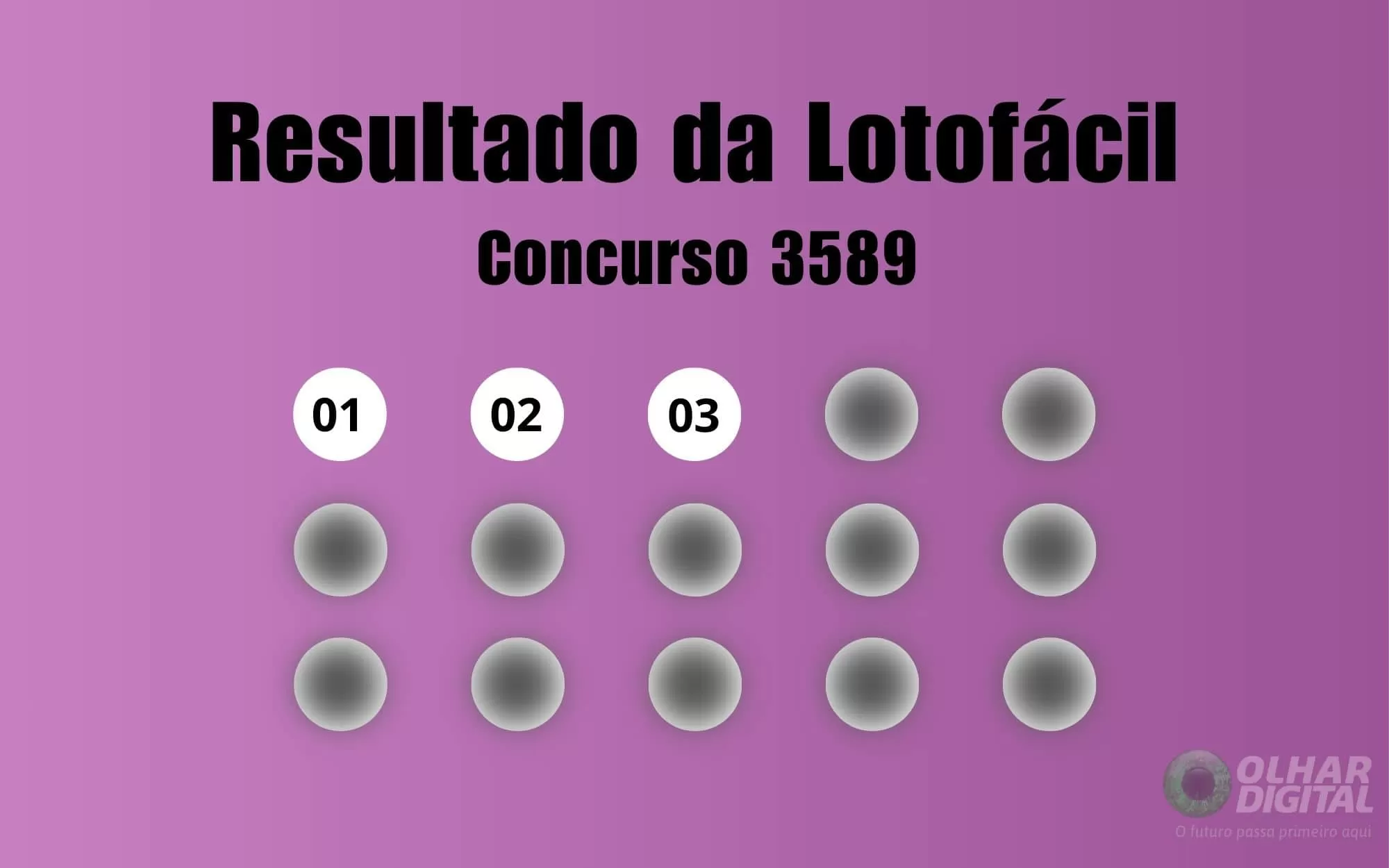 Resultado da Lotofácil de hoje: veja números e ganhadores do concurso 3589 (sexta, 16/01)