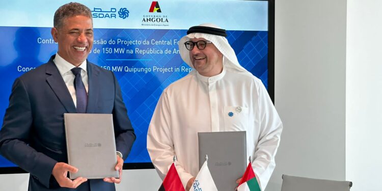 MINEA e Masdar formalizam concessão para a central solar fotovoltaica de Quipungo