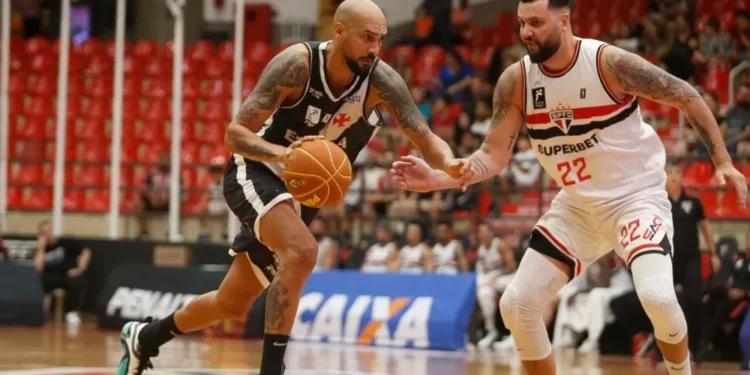 De virada, Vasco vence São Paulo fora de casa no NBB