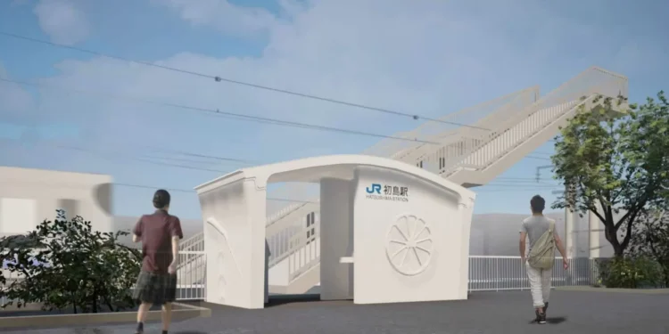 Estação de trem no Japão será construída em 6 horas com impressão 3D