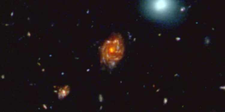 O que a descoberta de galáxia espiral revela sobre primórdios do universo