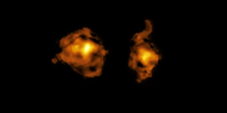 Astrônomos revelam imagem de uma violenta batalha cósmica