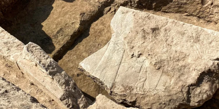 Relevo com deuses da Mesopotâmia é descoberto em palácio milenar no Iraque