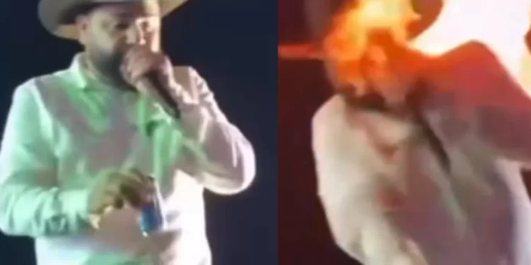 Quem é o cantor sertanejo Leo, que sofreu queimaduras no rosto em show