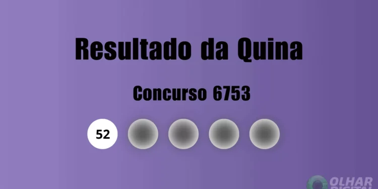 Quina 6753: veja resultado de hoje, quarta-feira (11)