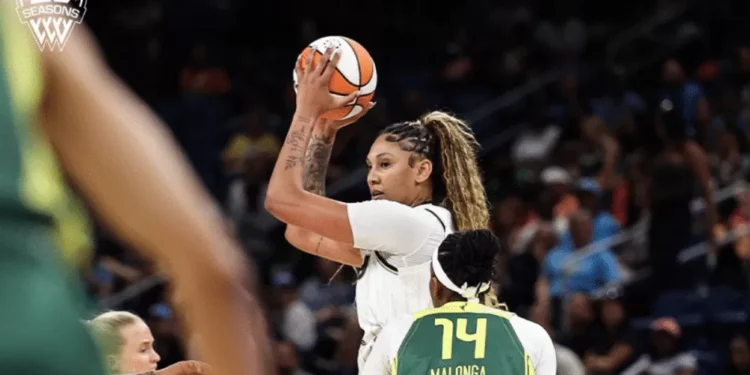 Kamilla Cardoso faz duplo-duplo, mas Chicago perde para Seattle na WNBA