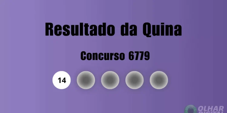 Quina 6779: veja resultado de hoje, segunda-feira (21)