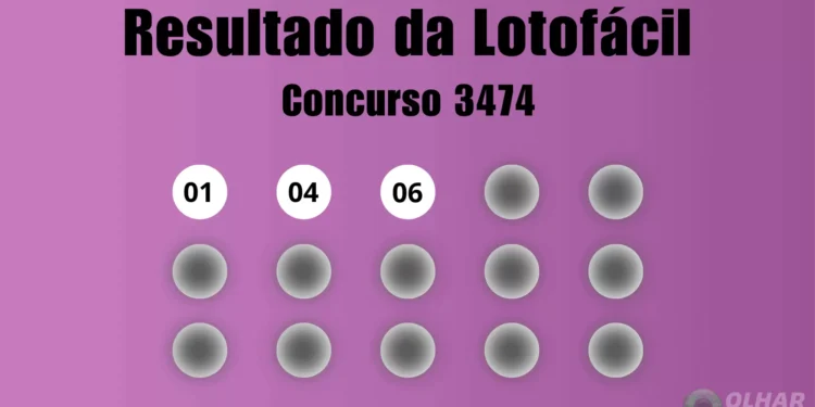 Lotofácil 3474: veja resultado de hoje, quarta-feira (20)