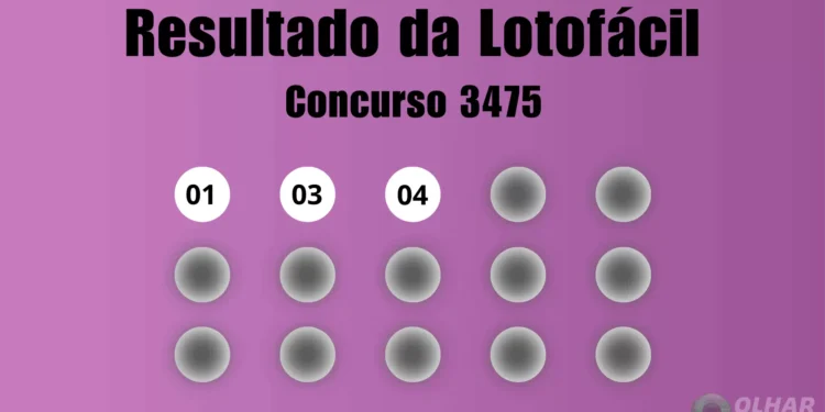 Lotofácil 3475: veja resultado de hoje, quinta-feira (21)