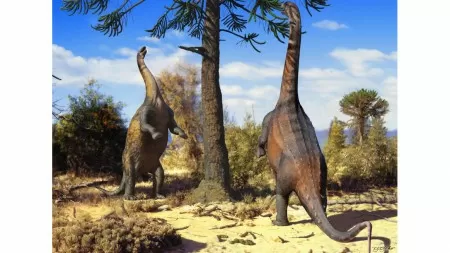 Dinossauro pescoçudo sul-americano podia ficar de pé sobre duas patas com facilidade