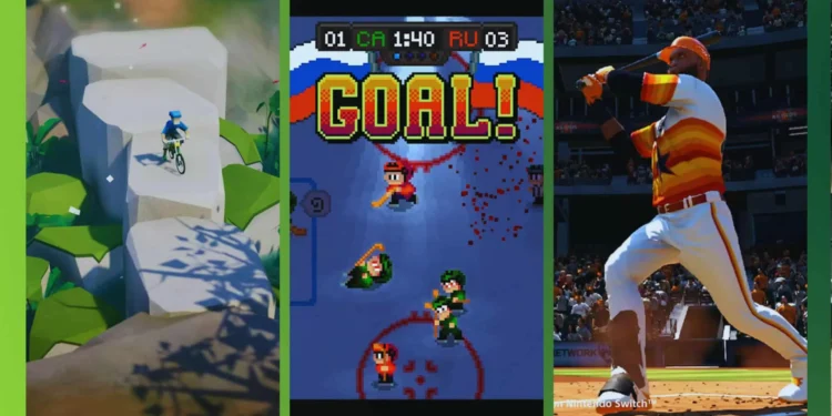 Os 5 melhores jogos de esporte para Nintendo Switch