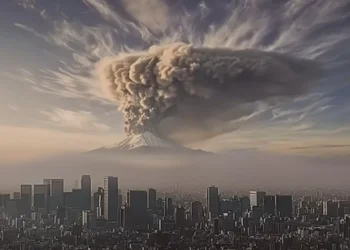 IA simula como seria erupção do Monte Fuji, no Japão; veja o vídeo