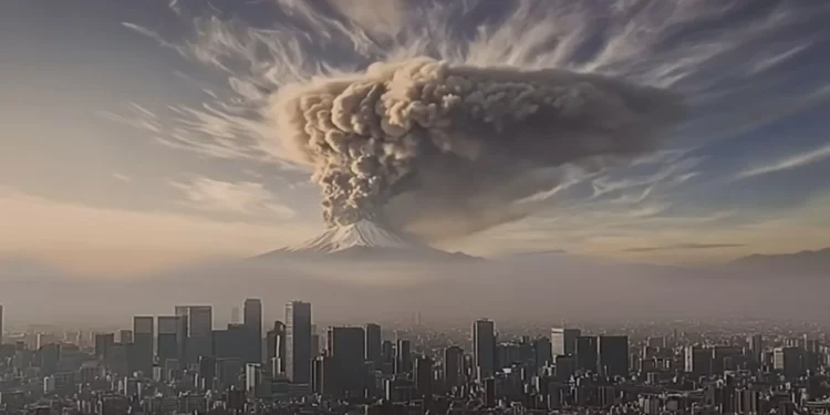 IA simula como seria erupção do Monte Fuji, no Japão; veja o vídeo