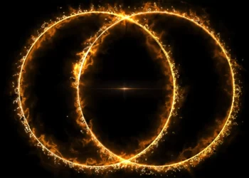 Luz distante revela círculo de rádio estranho mais poderoso já encontrado