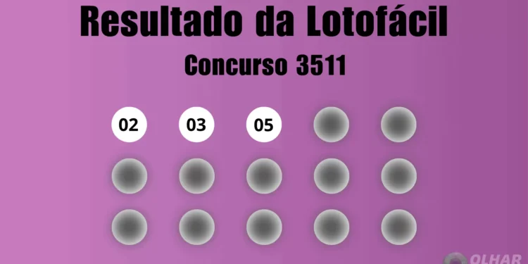 Resultado da Lotofácil de hoje: veja números e ganhadores do concurso 3511 (segunda, 13/10)
