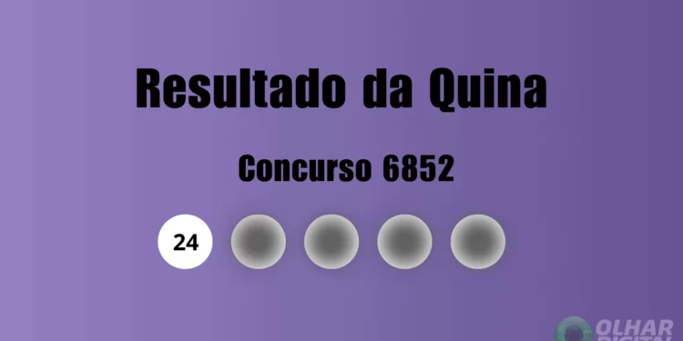 Resultado da Quina de hoje: veja números e ganhadores do concurso 6852 (terça, 14/10)