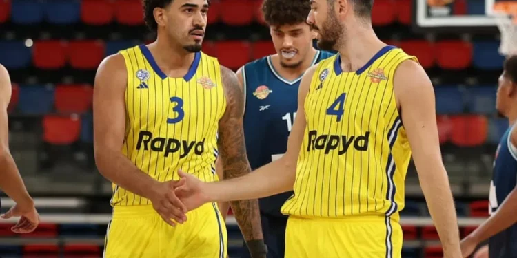 Marcio Santos anota 15 pontos na vitória do Maccabi Tel Aviv