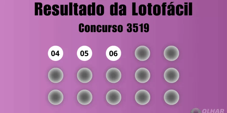 Resultado da Lotofácil de hoje: veja números e ganhadores do concurso 3519 (quarta, 22/10)
