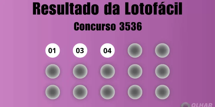 Resultado da Lotofácil de hoje: veja números e ganhadores do concurso 3536 (terça, 11/11)