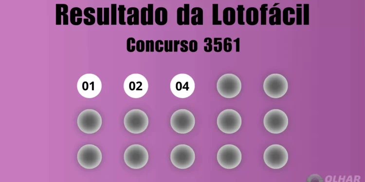 Resultado da Lotofácil de hoje: veja números e ganhadores do concurso 3561 (sexta, 12/12)