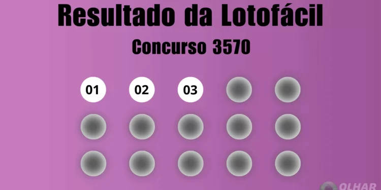 Resultado da Lotofácil de hoje: veja números e ganhadores do concurso 3570 (terça, 23/12)