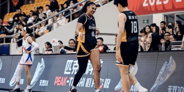 Kamilla Cardoso anota 8º duplo-duplo na China e Guangdong se mantém líder