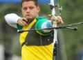 Marcus D’Almeida é bronze em etapa do mundial de tiro com arco indoor